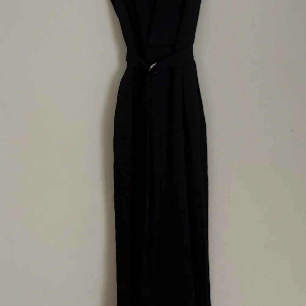 Commense Black Jumpsuit with Belt - Picture 6 of 6